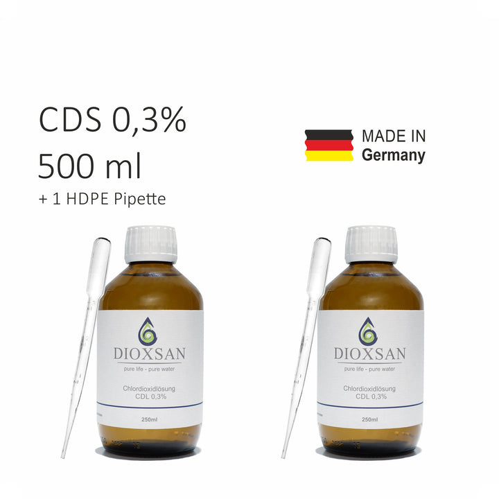 CDS 0.3% Chlorine Dioxide Solution 500ml