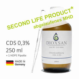 Chlorine Dioxide Solution CDS 0.3% 250ml SECOND LIFE PRODUCT*