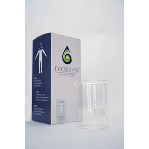 Laboratory measuring beaker, 100ml borosilicate glass 3.3