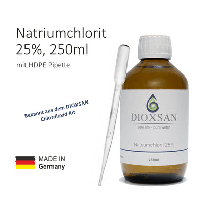 250ml Sodium Chlorite NaClO2 25% Individual Component